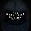 Apparel * | Foam Trucker Snapback Black (Warstripe Nation) Discounts