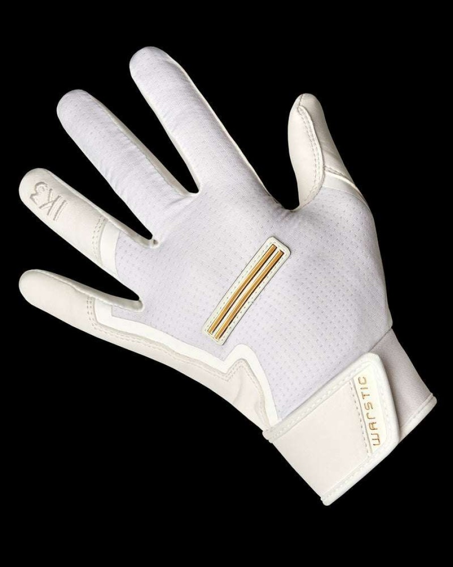 Baseball * | Ik3 Pro Batting Gloves "White" Special