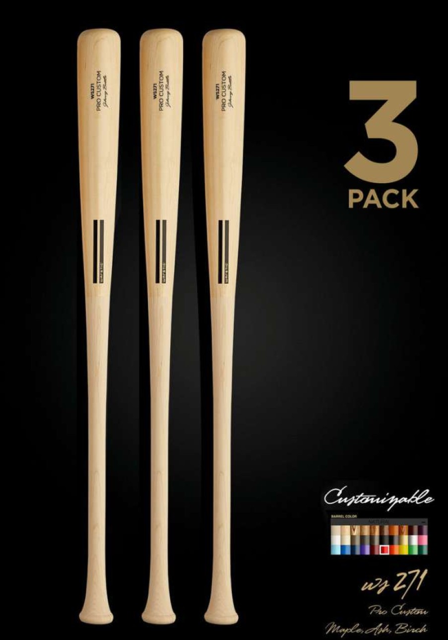 Baseball * | Ws271 Wood Bat 3 Pack Promotion