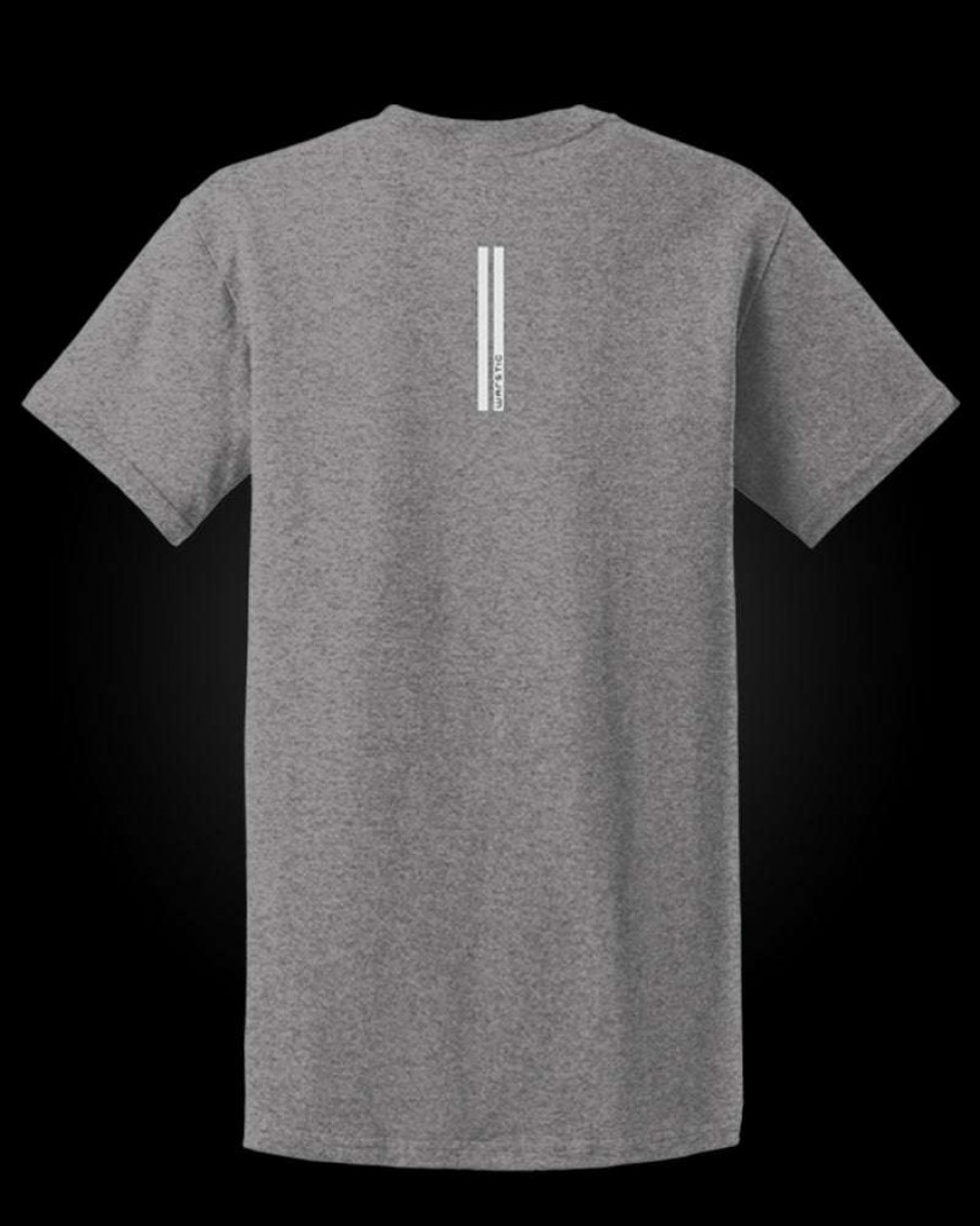 Apparel * | Battle Hall Varsity Gray Tee Top Sell