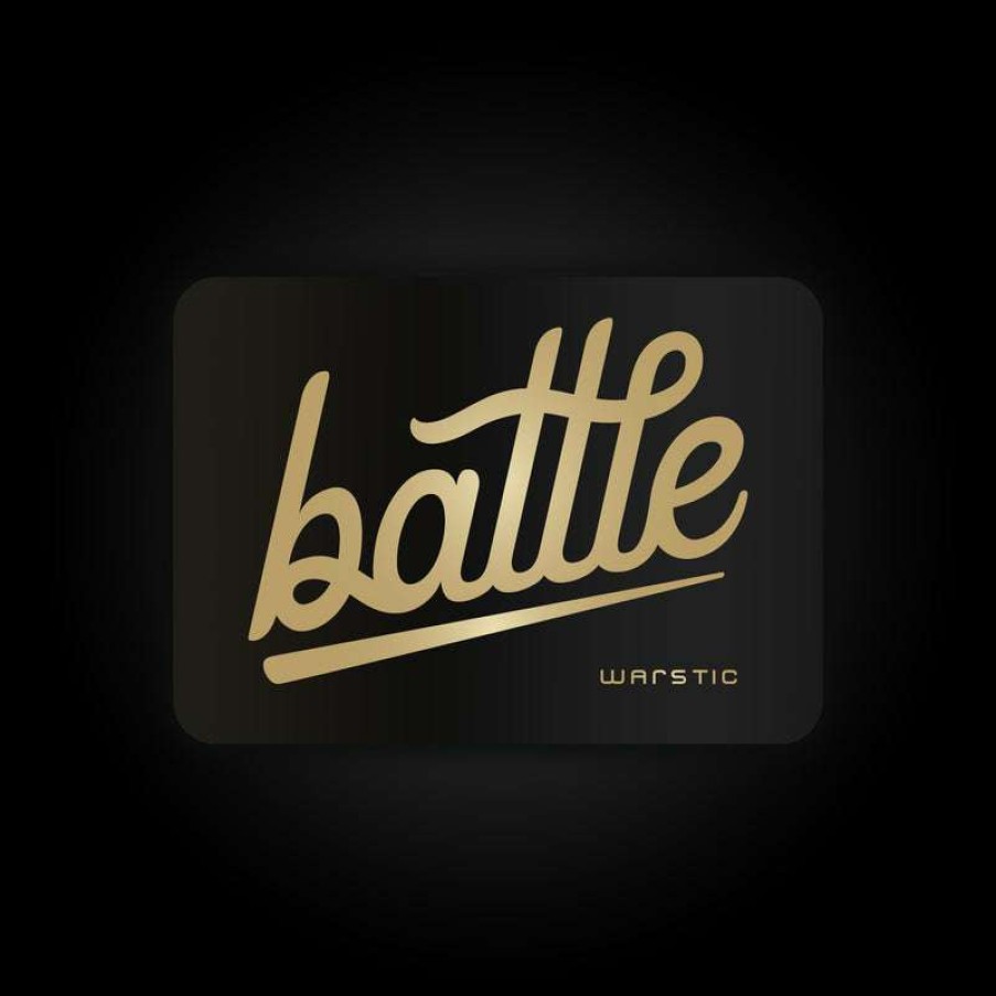 Baseball * | Battle Logo (Black/Gold) Sticker Discount Store