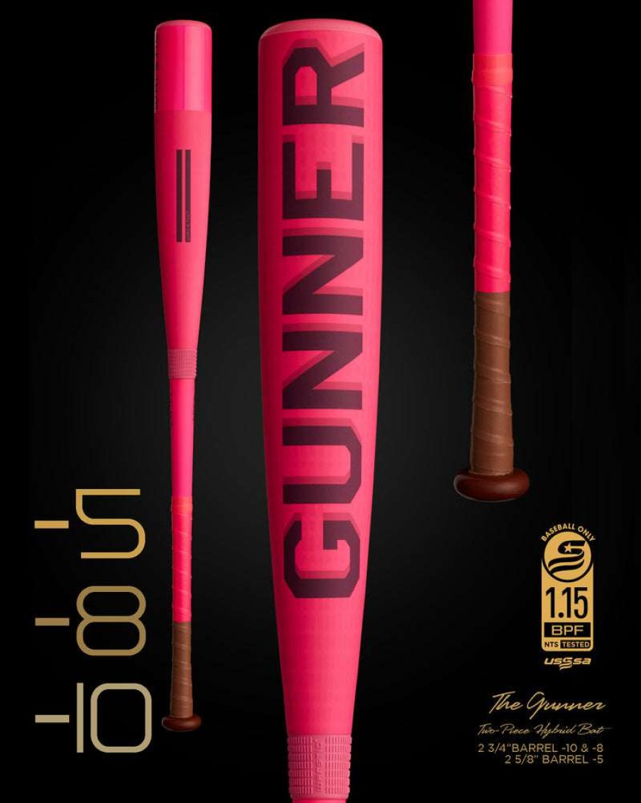 Baseball * | Gunner Battle Pink Edition Usssa Metal Bat Top Selling