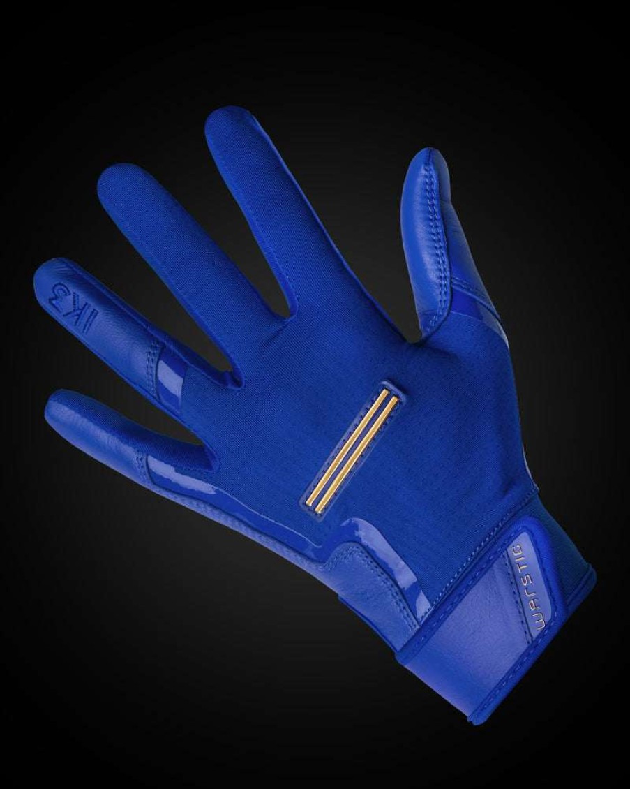 Baseball * | Ik3 Pro Batting Gloves "Blue" Premium