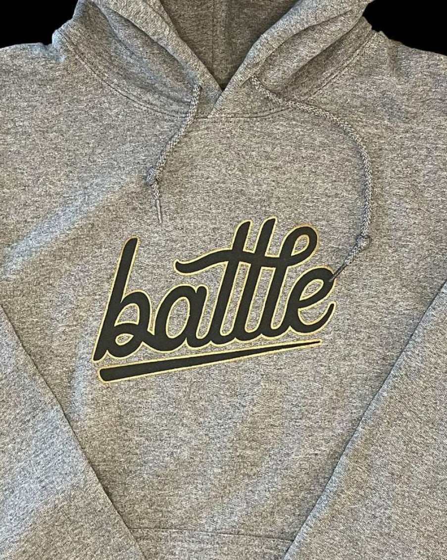 Apparel * | Battle Hoodie (Gray) Excellent