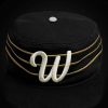 Apparel * | Jack White Signature Collection Vintage Flat Top Hat Discount Store