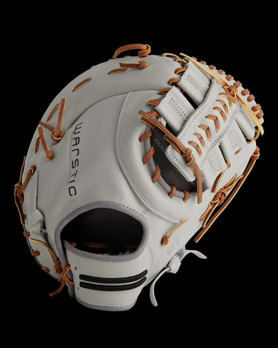 Baseball * | Ik3 Series Japanese Kip First Base Mitt- Gray Wolf Style Special