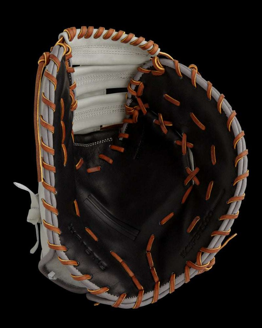 Baseball * | Ik3 Series Japanese Kip First Base Mitt- Gray Wolf Style Special