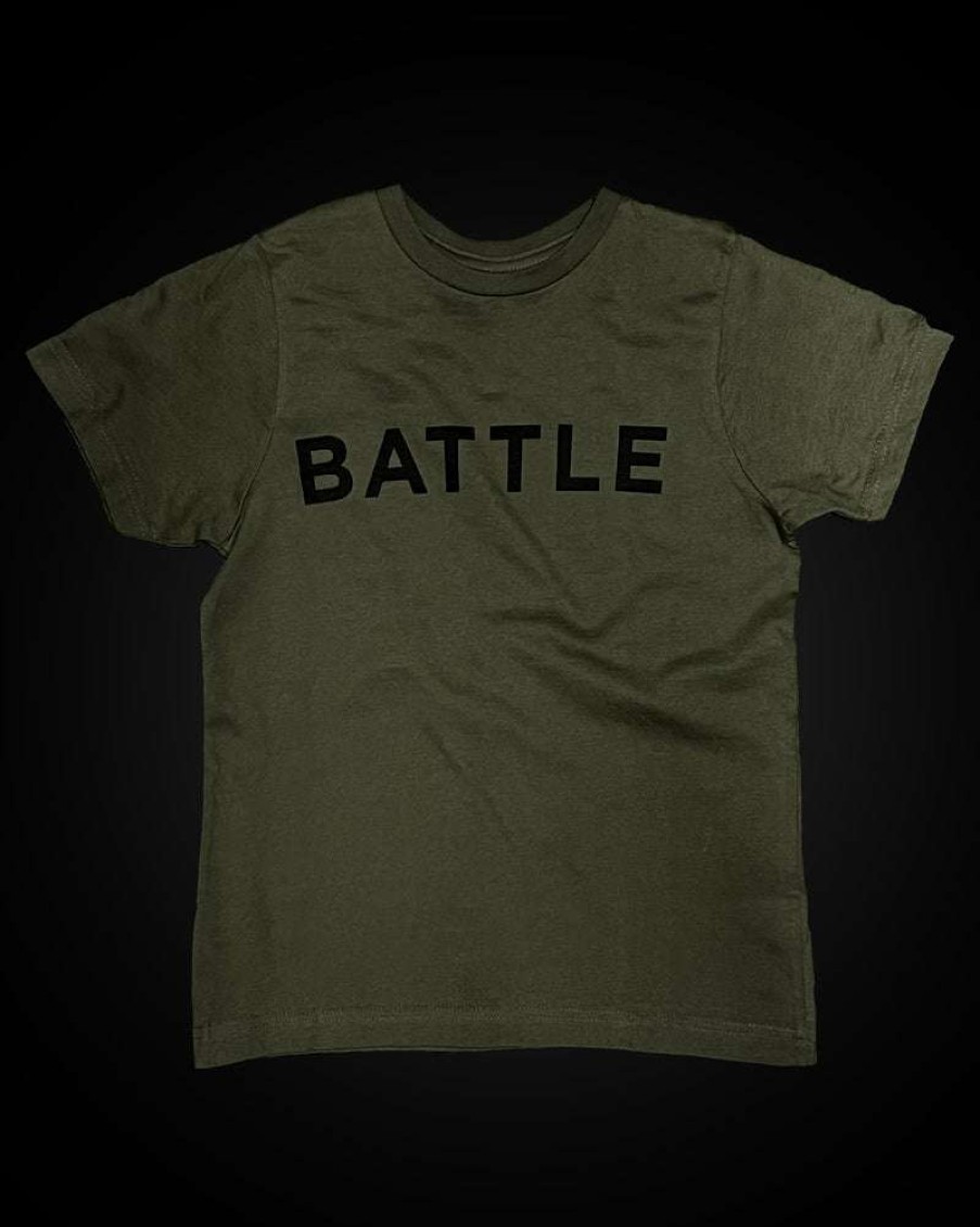 Apparel * | Battle Tee Youth (Military Green) Original