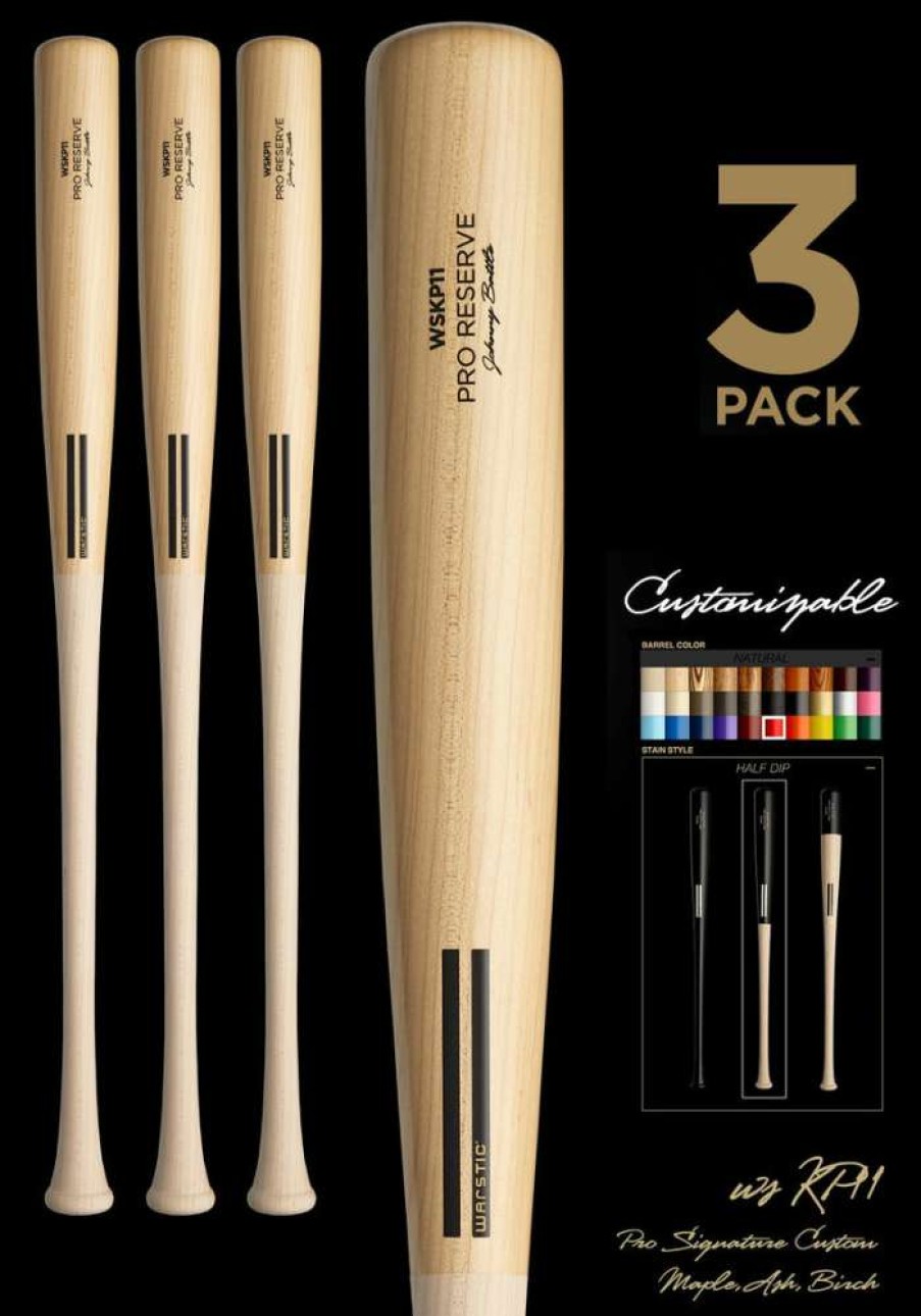 Baseball * | Wskp11 (Kevin Pillar Model) Wood Bat 3 Pack Special