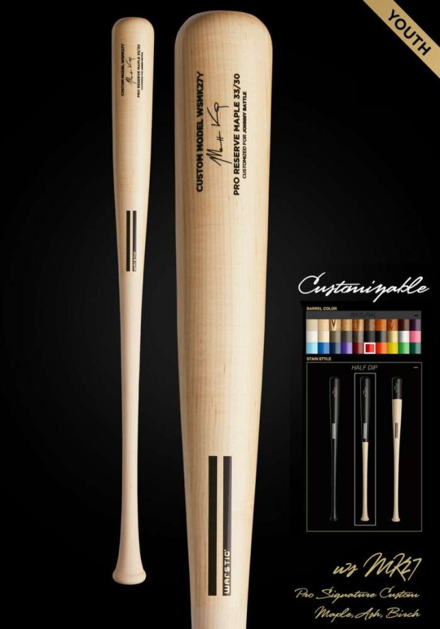 Baseball * | Matt Kemp Wsmk27Y Youth Customizable Pro Signature Wood Bat Discounts