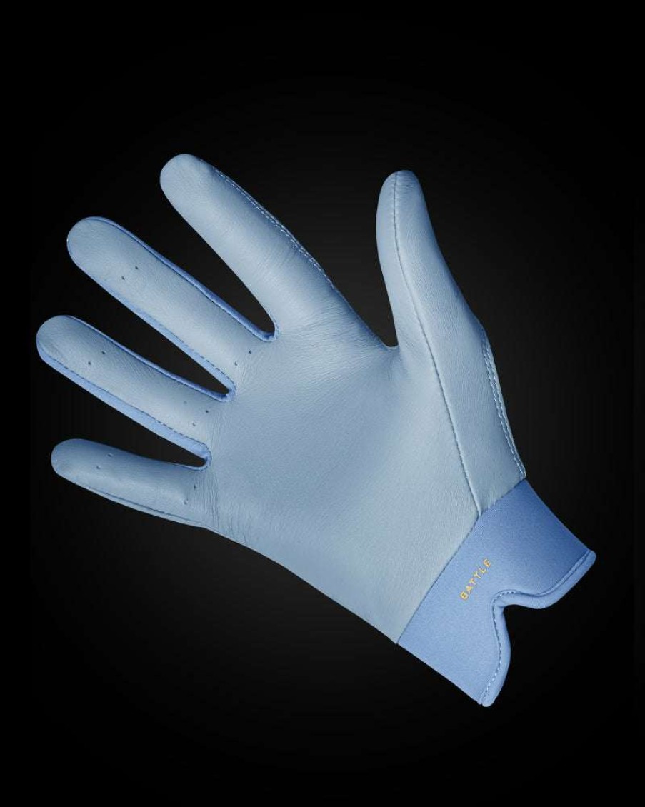 Baseball * | Ik3 Pro Batting Gloves "Light Blue" Special