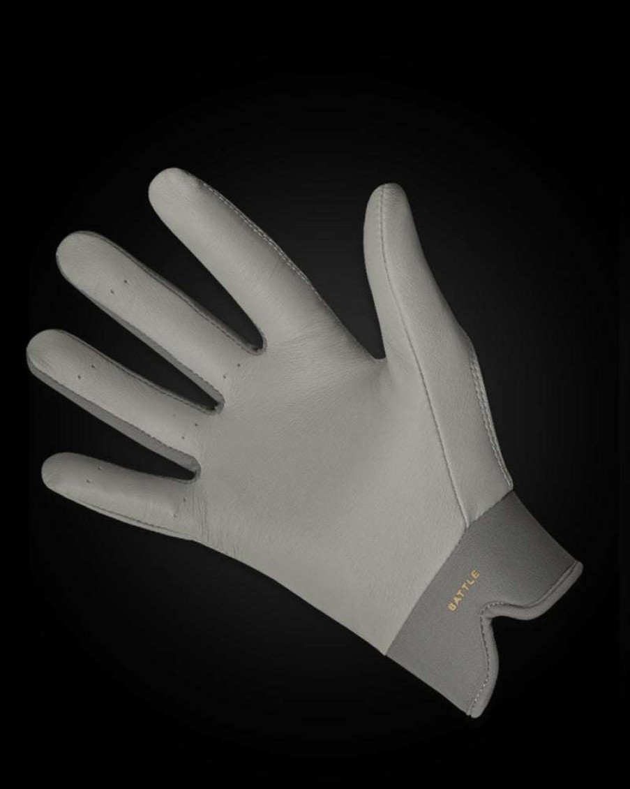 Baseball * | Ik3 Pro Batting Gloves "Gray" Discount Store