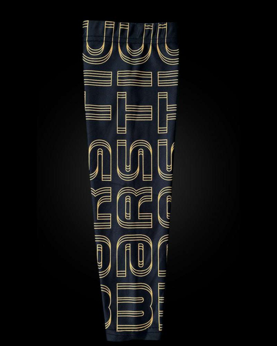 Apparel * | Arm Sleeve Warstic Black & Gold Original