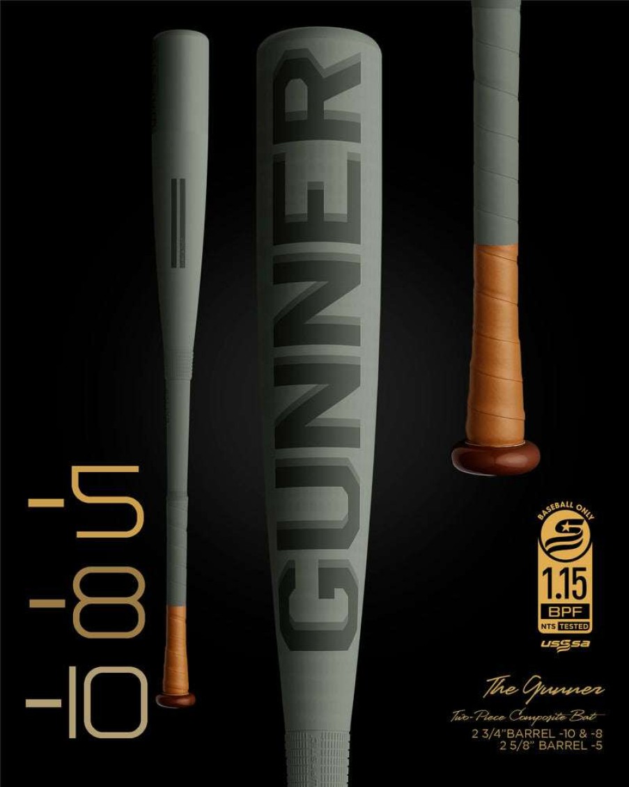 Baseball * | Gunner Usssa Metal Baseball Bat Fire Sale