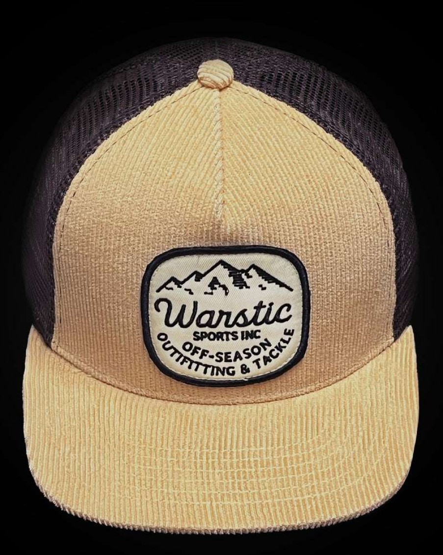 Apparel * | Corduroy Trucker Snapback Khaki/Tobacco (Tackle) Original