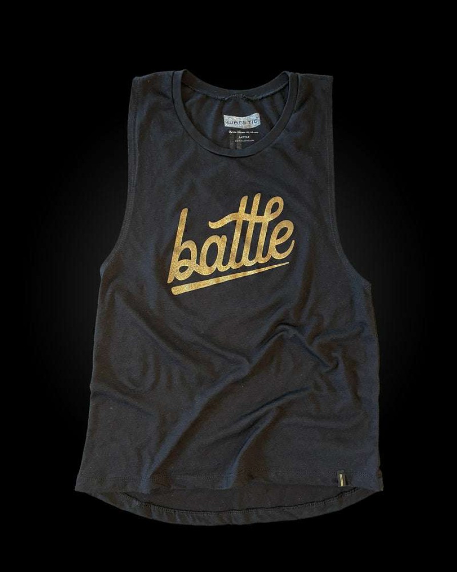 Apparel * | Battle Women'S Tank (Black) Classical