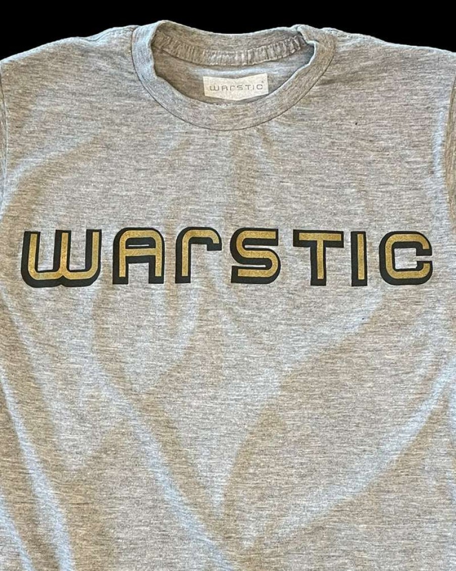 Apparel * | Warstic Logo Tee (Gray) Discounts