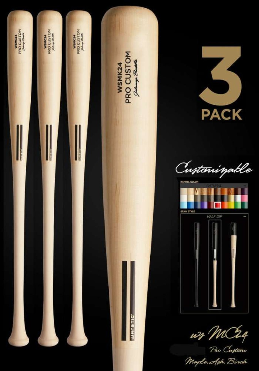 Baseball * | Wsmc24 (Miguel Cabrera Model) Wood Bat 3 Pack Premium