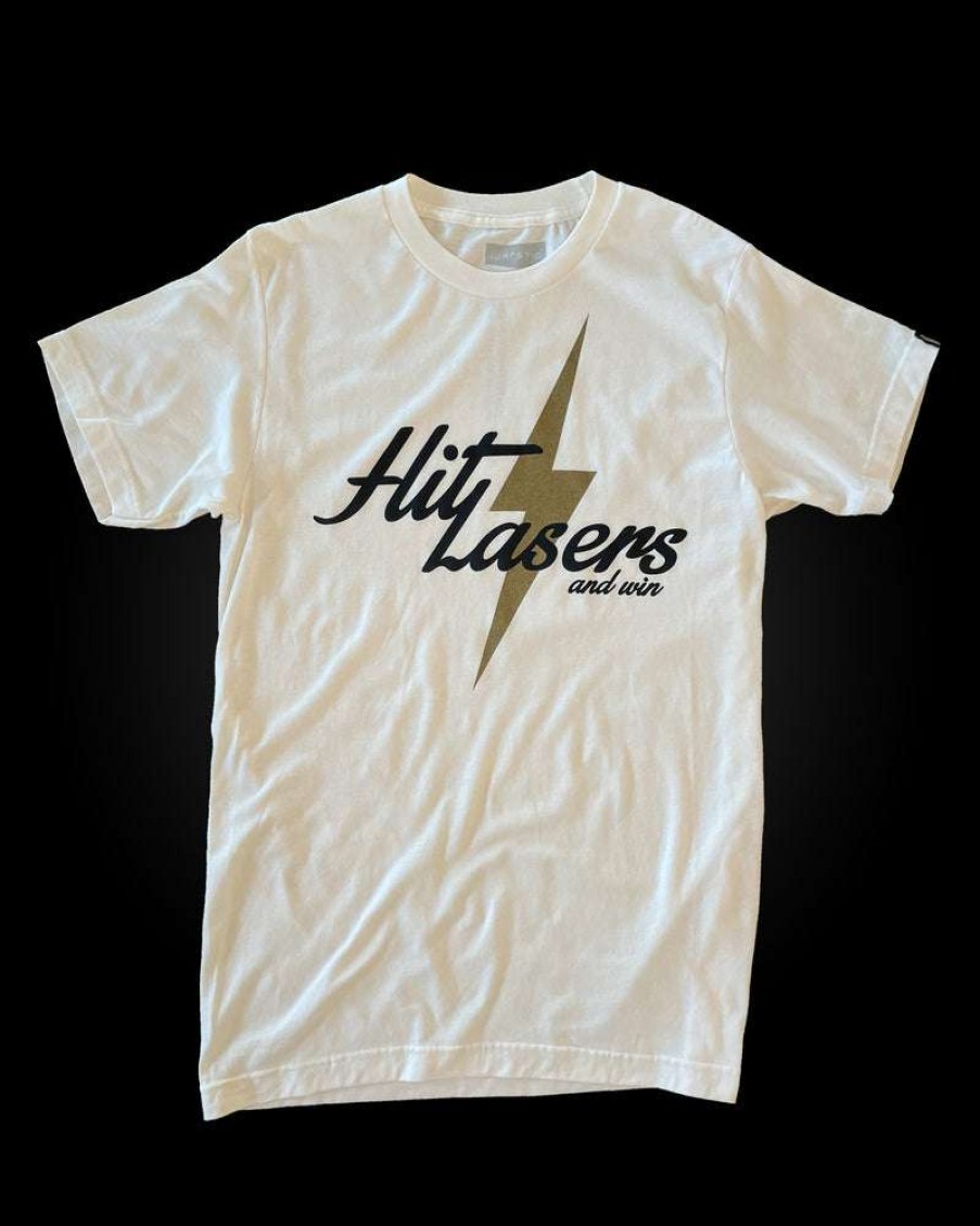 Apparel * | Hit Lasers Tee (Vintage White) Discounts