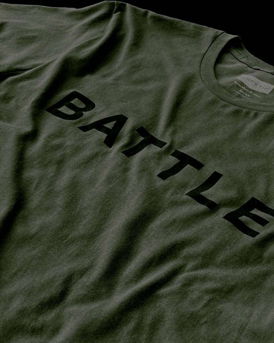 Apparel * | Battle Tee (Military Green) Premium