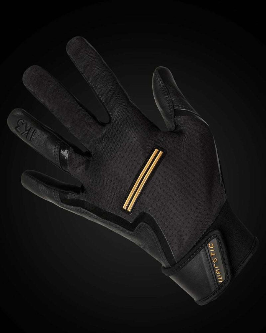 Baseball * | Ik3 Pro Batting Gloves "Black" Special