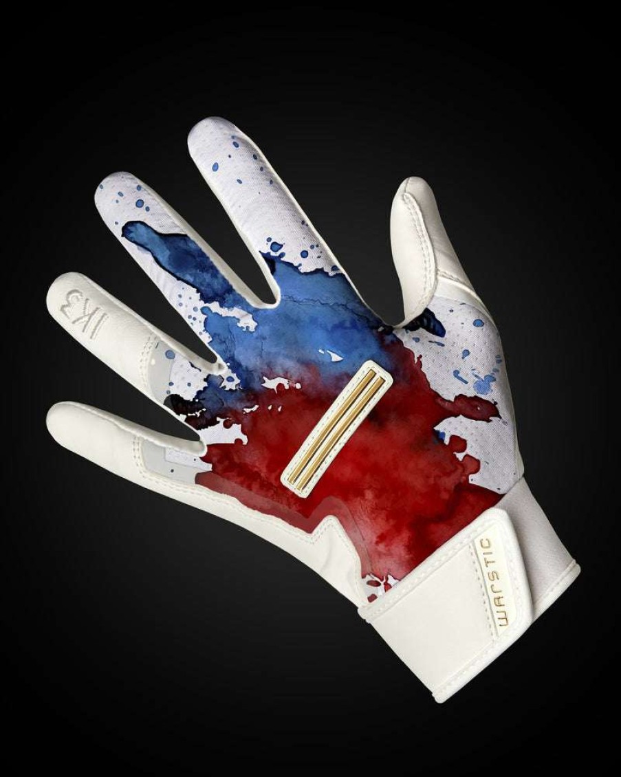 Baseball * | Ik3 Pro Ltd Ed Batting Gloves "American Blood" Special