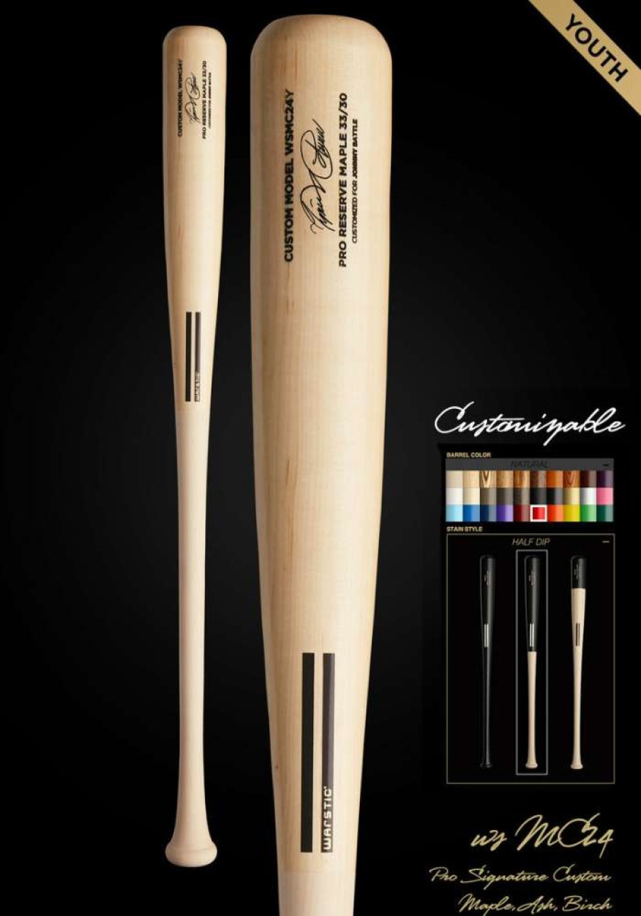 Baseball * | Miguel Cabrera Wsmc24Y Youth Customizable Pro Signature Wood Bat Discount Store