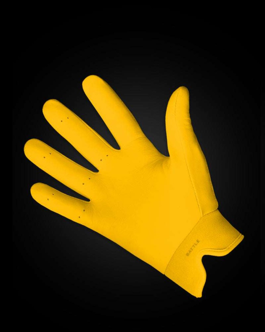 Baseball * | Ik3 Pro Batting Gloves "Athletic Gold" Original