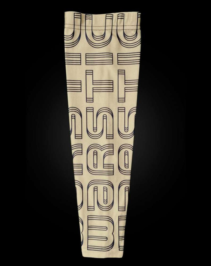 Apparel * | Arm Sleeve Warstic Bone & Black Excellent