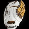 Softball * | Ik3Fp Series Japanese Kip First Base Mitt- White Hawk Style Top Sell