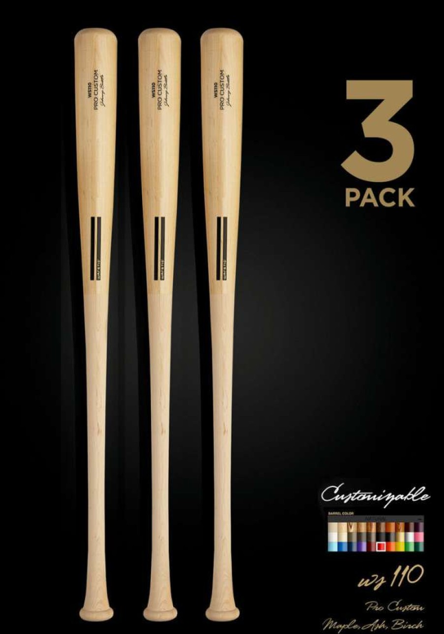 Baseball * | Ws110 Wood Bat 3 Pack New Threads